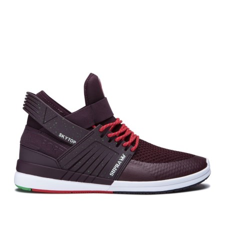 supra skytop burgundy